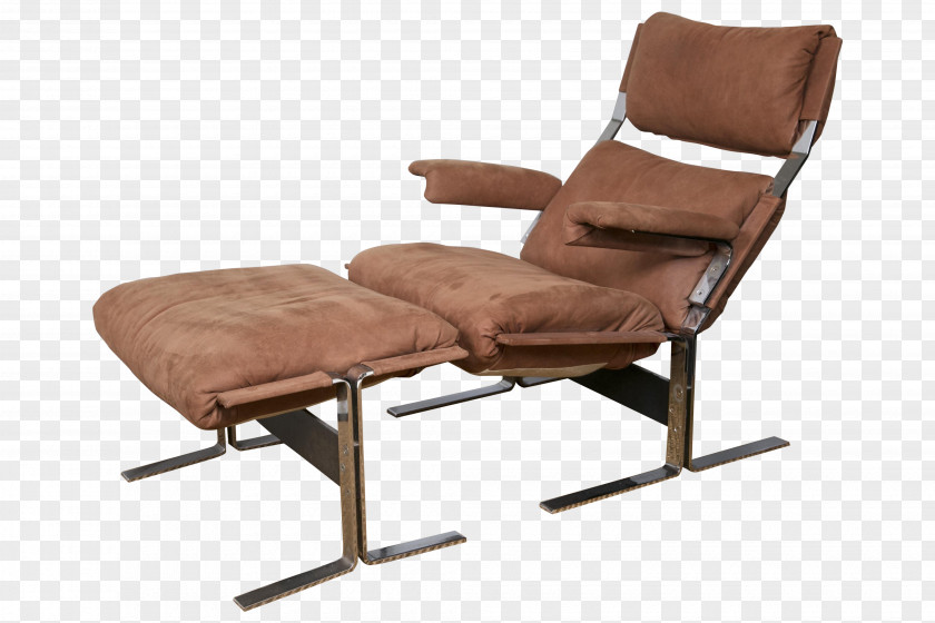 Eames Lounge Chair And Ottoman Recliner Couch PNG