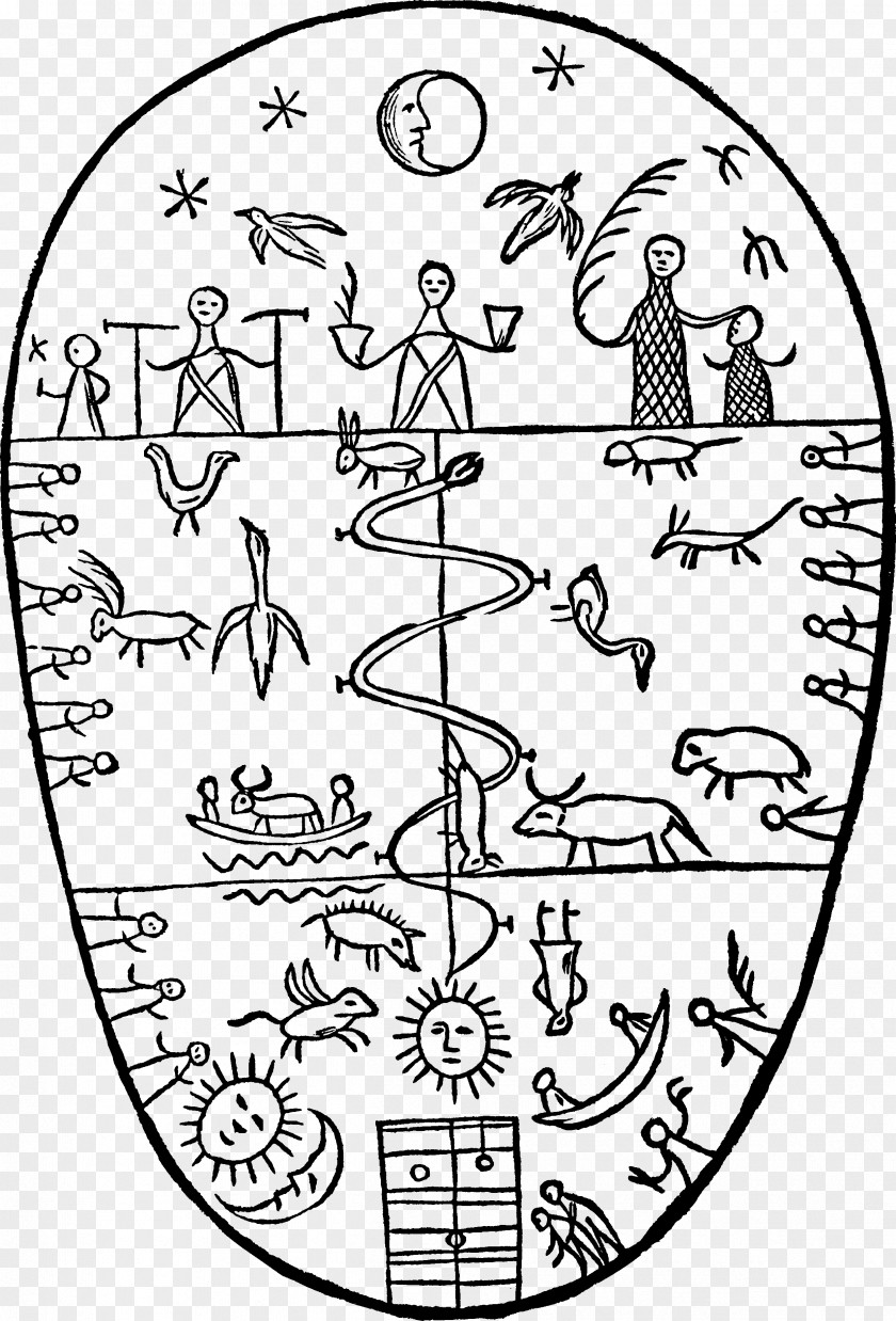Old Book Drawing Shamanism Sami Drum PNG