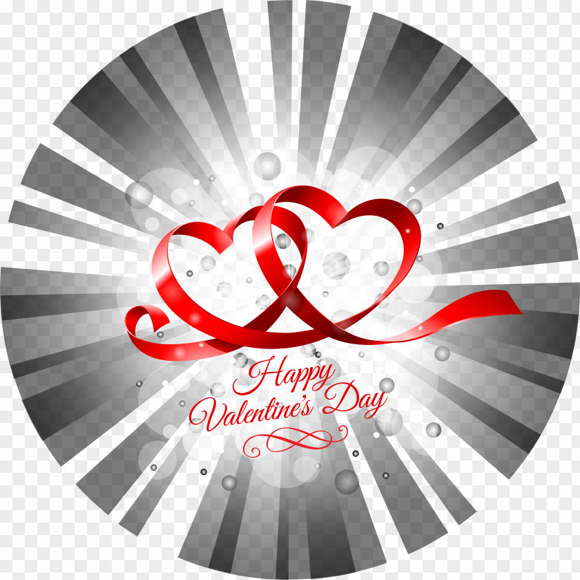Vector Material Valentine's Day Happiness Love Wish Heart PNG