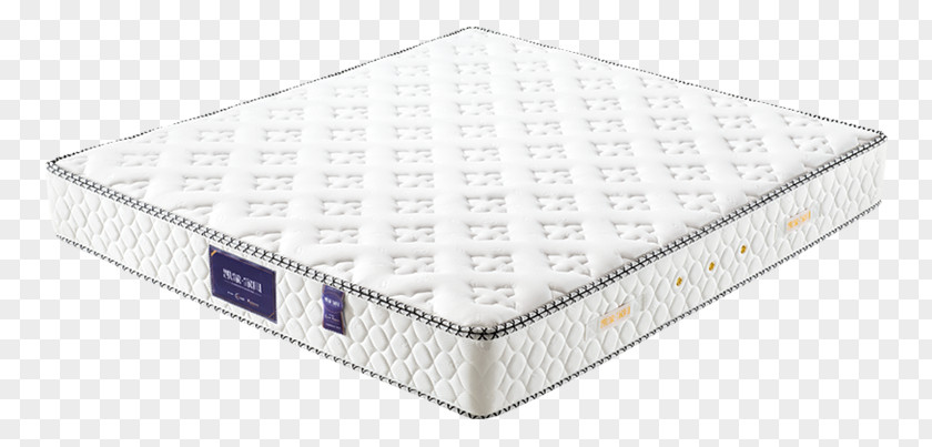 White Mattress Bed Frame Furniture PNG