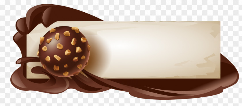 Clever Title Column Chocolate Banner Euclidean Vector PNG