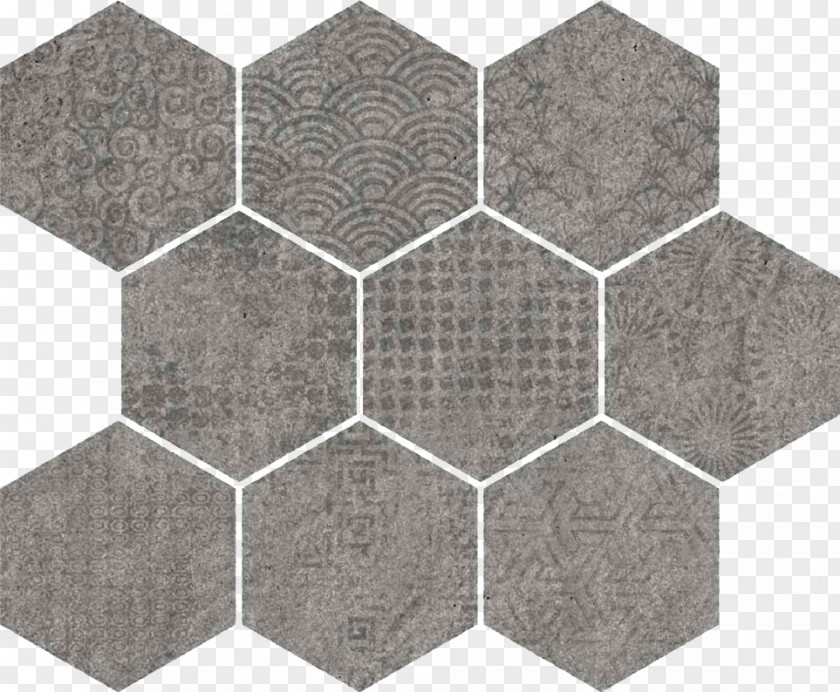Hexagonos Tile Glass Mosaic Ceramic PNG