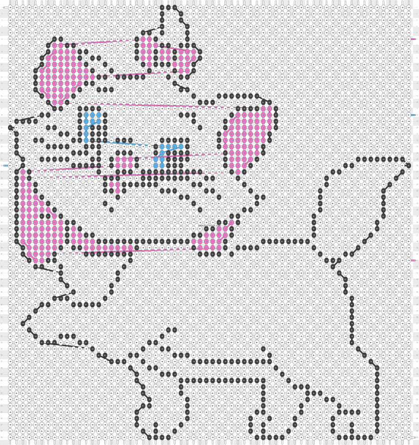 Ponto De Interrogação Cross-stitch Marie Pixel Art Bead Pattern PNG