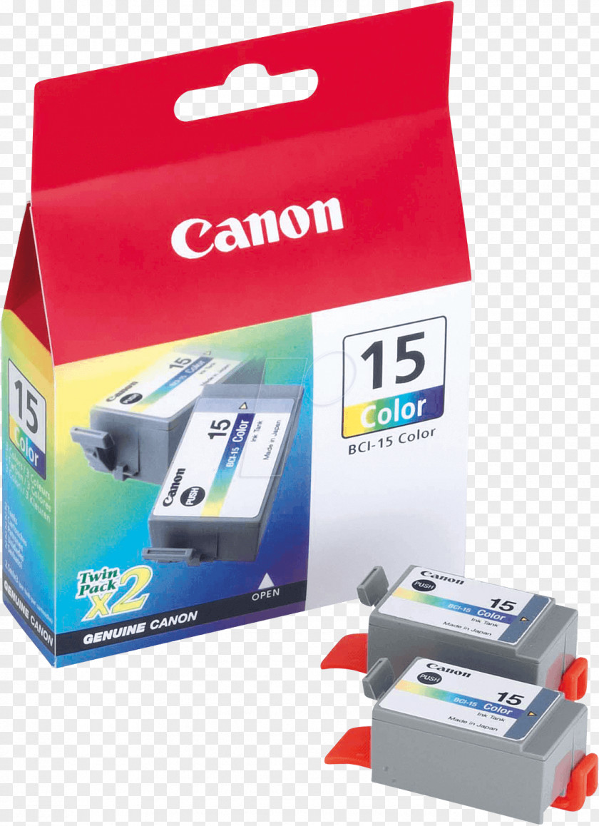 Printer Canon Ink Cartridge BCI 15 Tank Ink-jet Consumables And Kits PNG