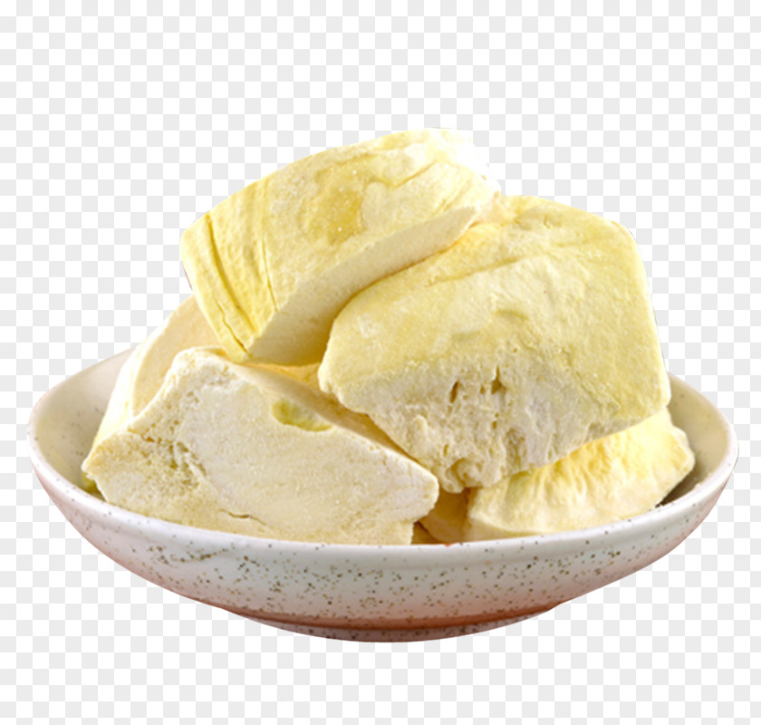 Thailand Golden Pillow Durian Dry Ice Cream Gelato PNG