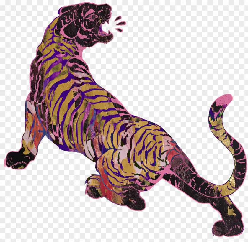 Tiger Big Cat Terrestrial Animal Wildlife PNG