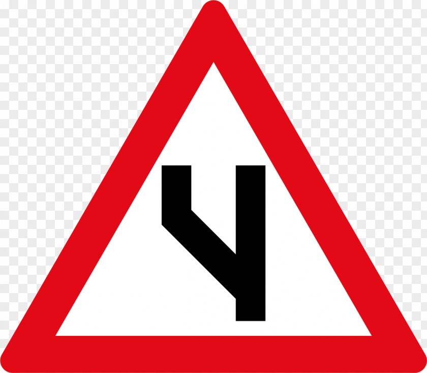 Road Side Traffic Sign Warning Junction PNG