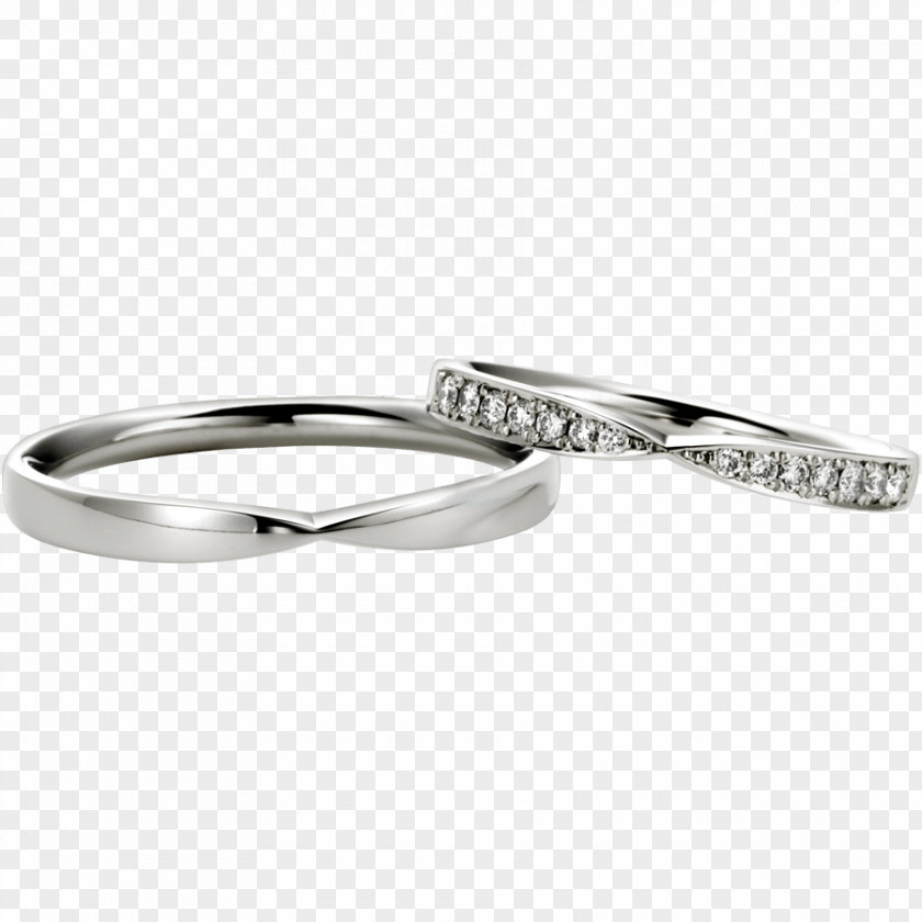 Silver Wedding Ring PNG