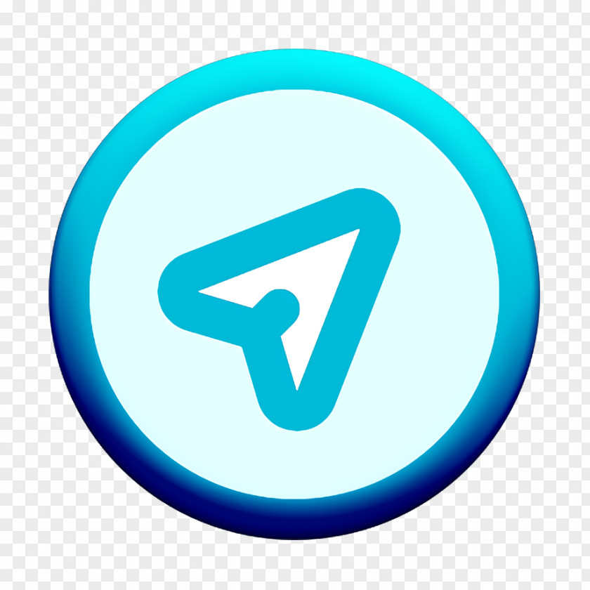 Telegram Icon Social Media Color PNG