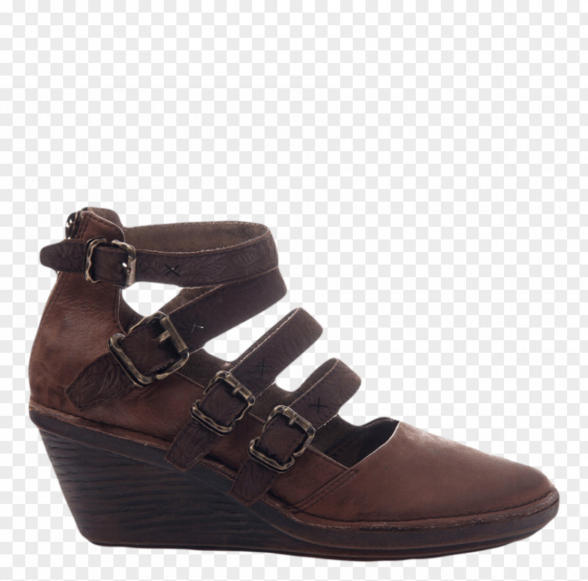 Boot Shoe Suede Sandal Wedge PNG