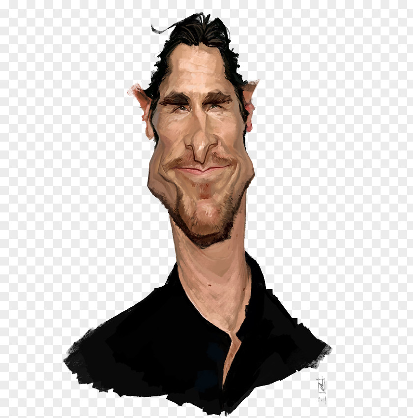 Christian Bale Image Caricature Celebrity PNG