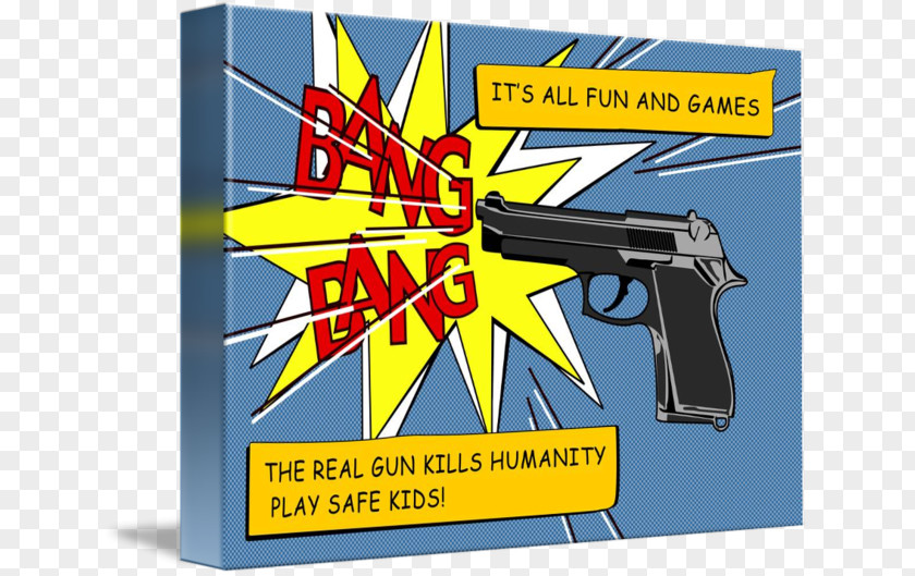 Gun Banner Firearm Logo Poster PNG