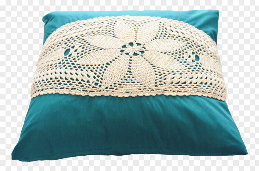 Pillow Throw Pillows Turquoise Cushion PNG
