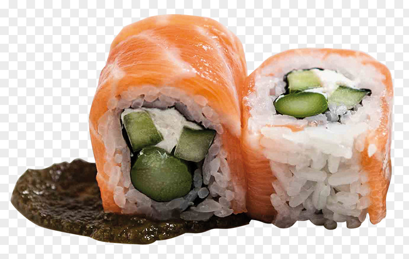 Sushi California Roll Sashimi Smoked Salmon As Food PNG