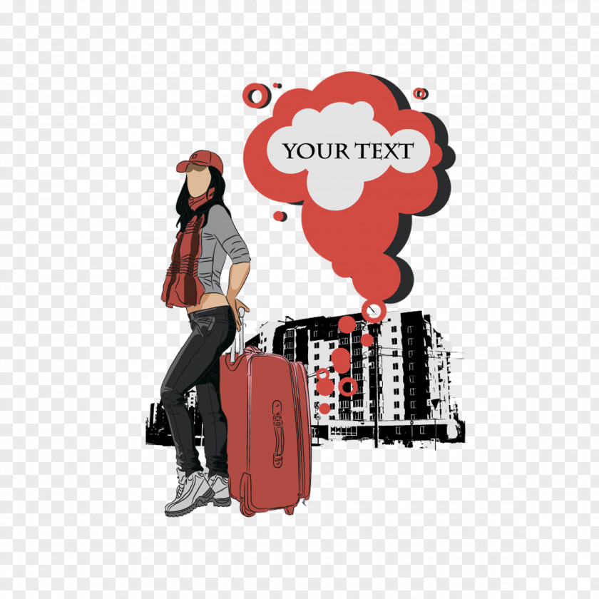 Travel For Women Fashion Illustration PNG