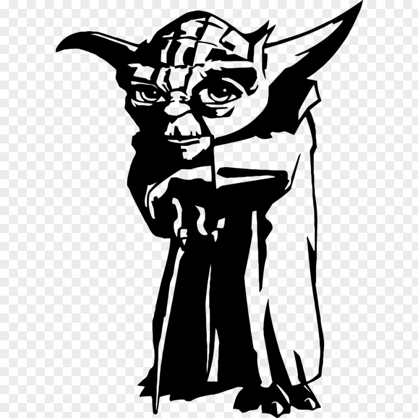 Yoda Poster Sticker PNG