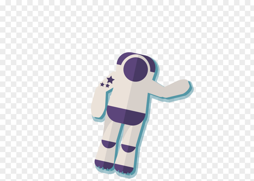 Astronaut Flat Design PNG