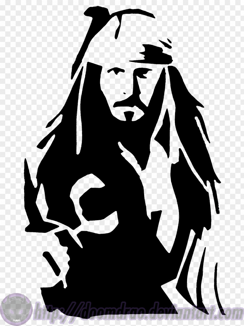 Pirate Parrot Jack Sparrow Stencil Pirates Of The Caribbean Clip Art PNG