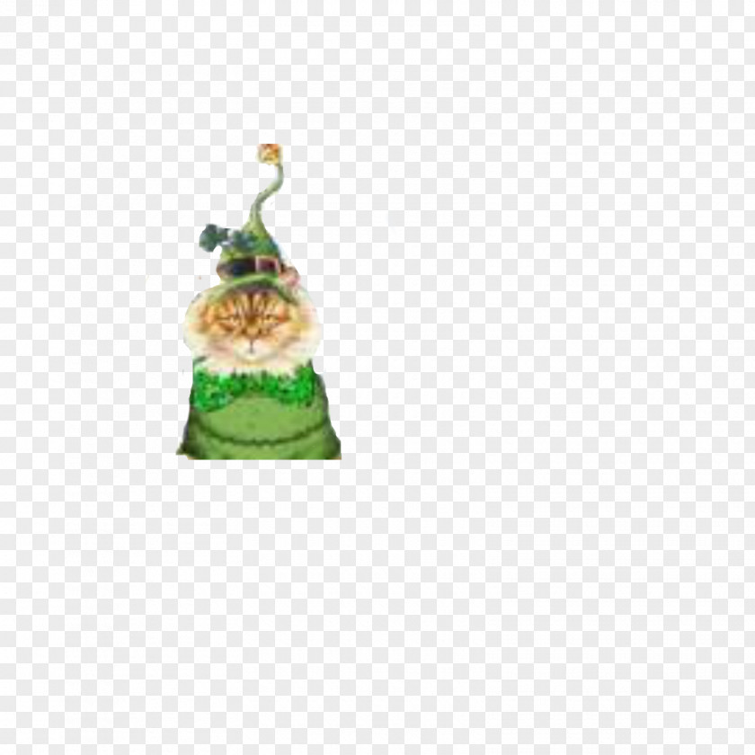 Saint Patrick Christmas Ornament Decoration Cat Patrick's Day PNG