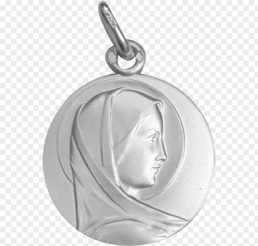 Silver Locket Earring Medal Bijou PNG