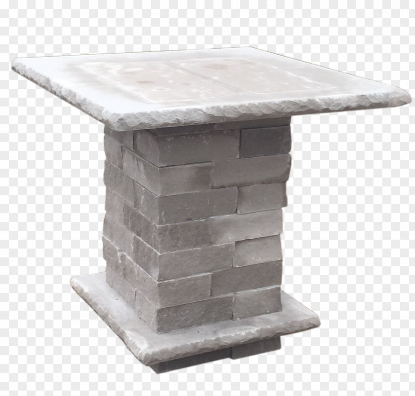 Table Indiana Limestone Rock Elliott Stone Co Inc PNG