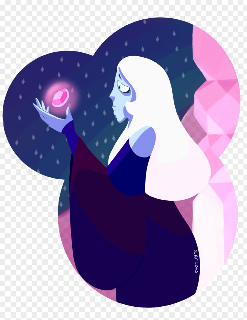 Diamond Blue Pearl Crystal Purple PNG