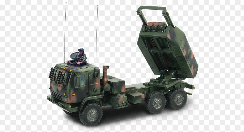 Die-cast Toy United States M142 HIMARS Military M270 Multiple Launch Rocket System Vehicle PNG