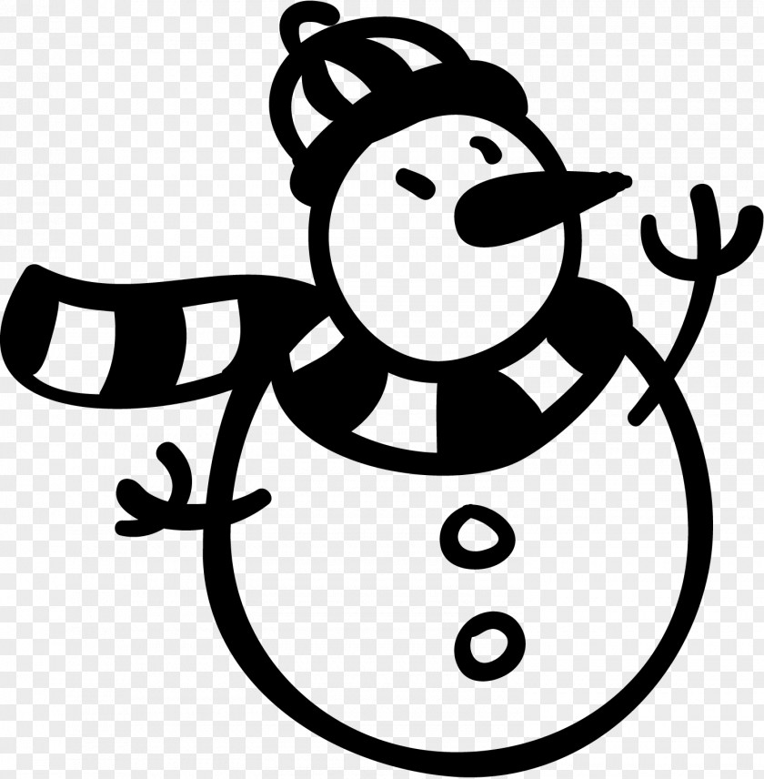 Drawing Snowman PNG