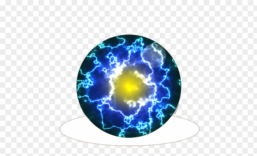 Fortune Telling Ball Organism Electric Blue PNG