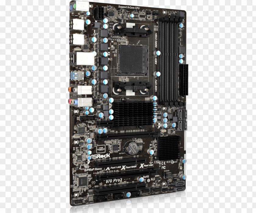 Motherboard Socket AM3+ ATX AMD CrossFireX PNG