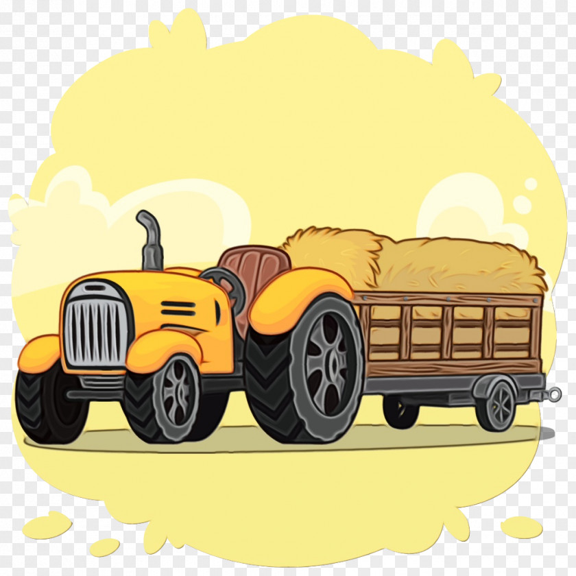 Railroad Car Locomotive Cartoon School Bus PNG