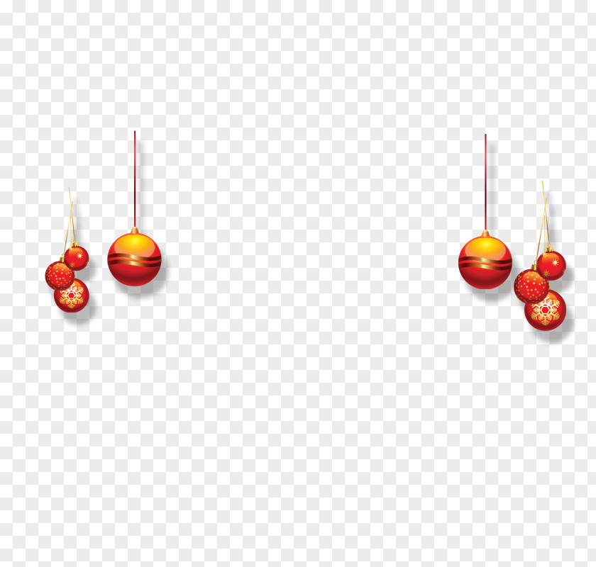 Red Bell Pendant Christmas Download PNG