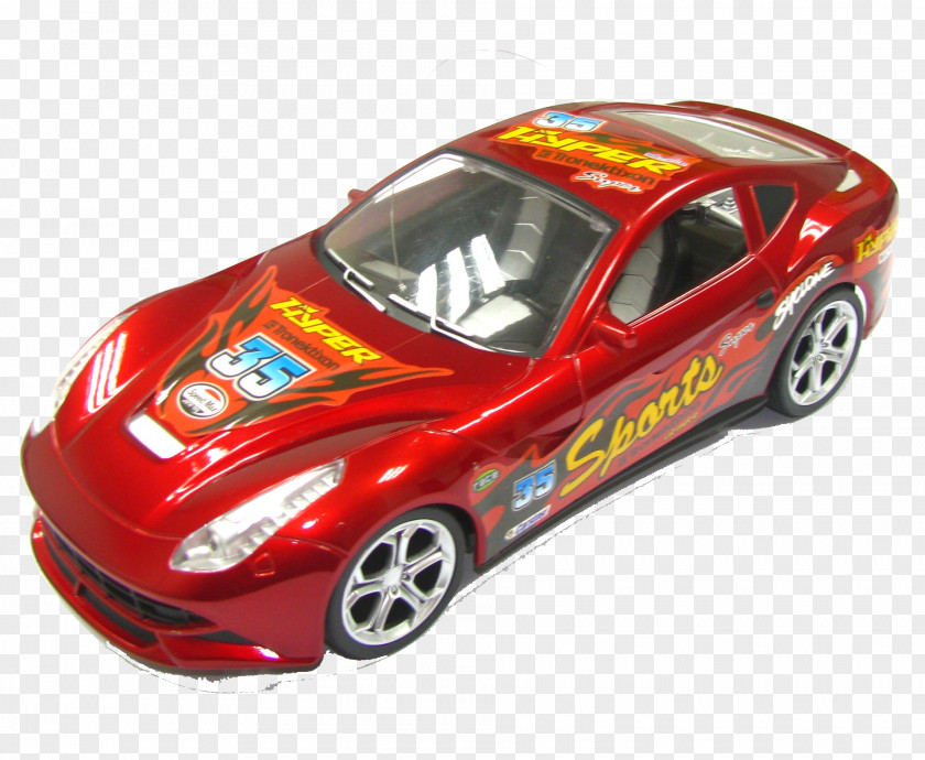 Red Cool Remote Control Car Ferrari F430 Challenge Radio-controlled Model PNG