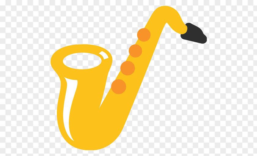 Saxophone Emoji Musical Instruments PNG