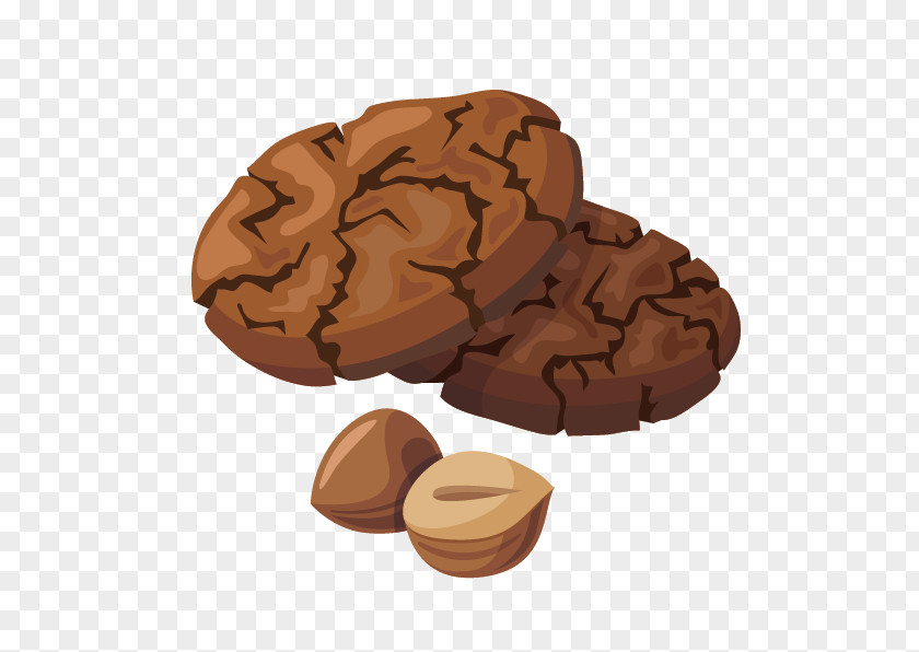 Specialty Walnut Cakes Vector Chocolate Chip Cookie Clip Art PNG