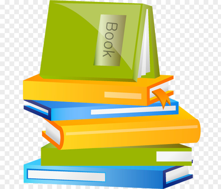 Book Stack Of Books. PNG
