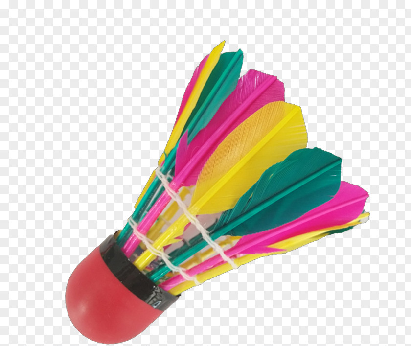 Color Badminton Watercolor Painting PNG