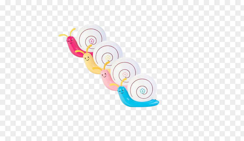 Colorful Snail Nightlight Drawing Lamp PNG