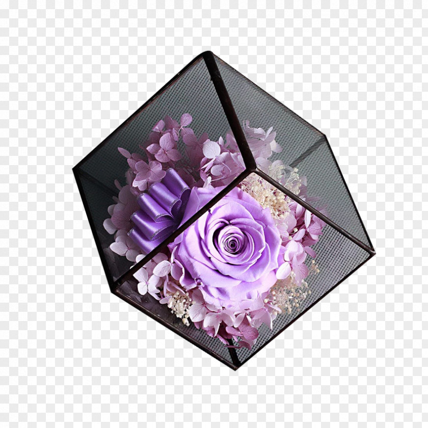 Glass Hanabusa Rose Flower PNG