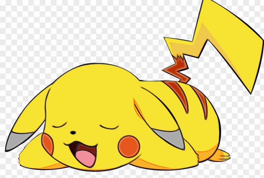 Pikachu Image Illustration Clip Art Sleep PNG