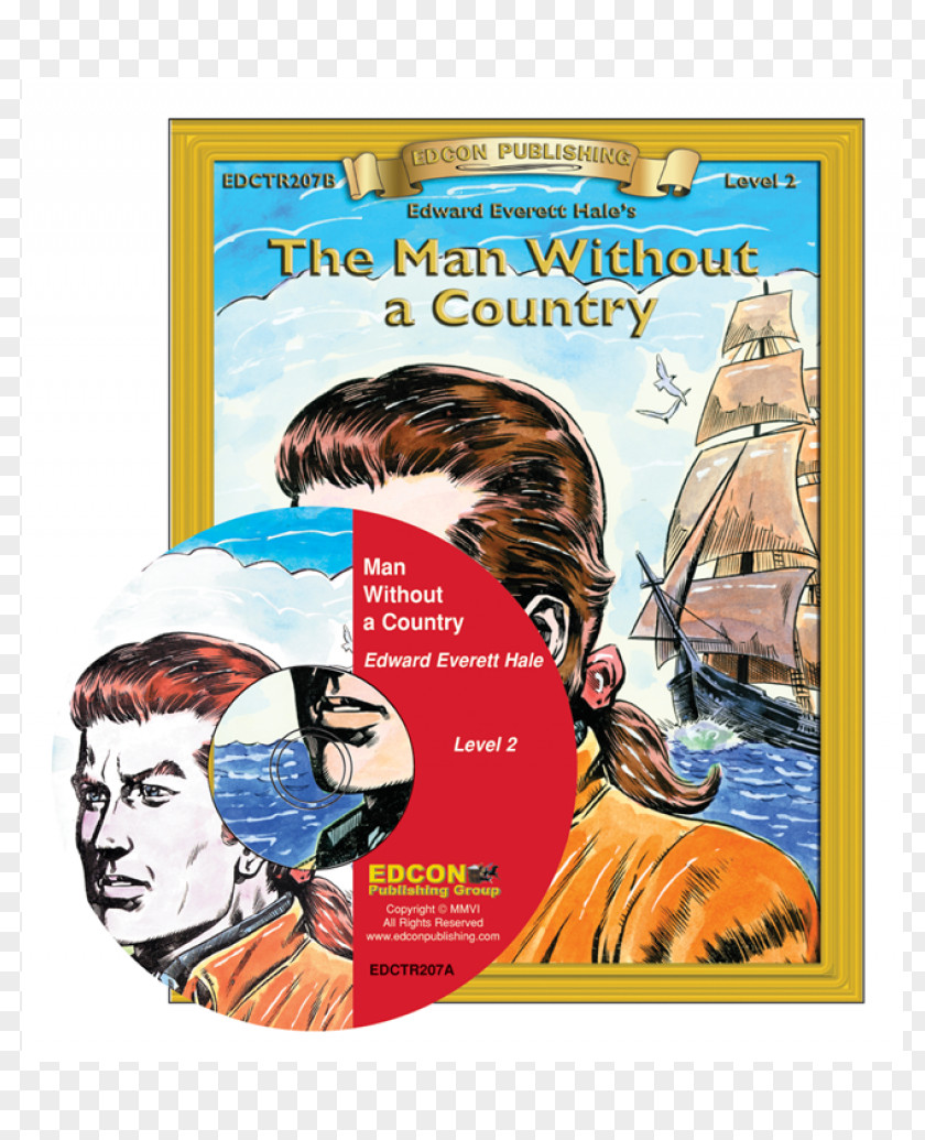Book The Man Without A Country Graphic Design Poster PNG