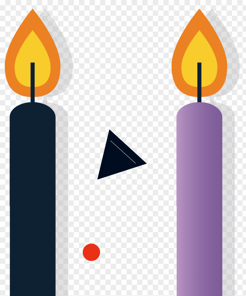 Decorative Vector Candle Euclidean PNG