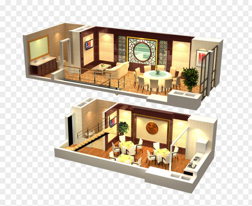 LOFT Apartment Interior Design Services 3D Computer Graphics PNG