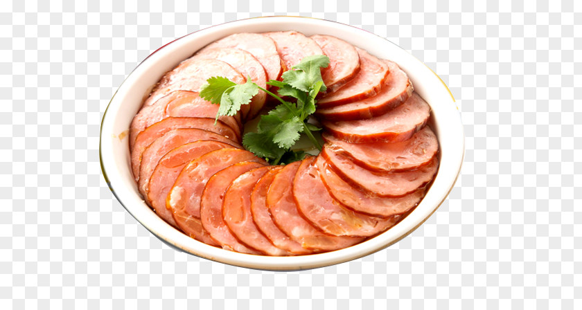 Pans Ham Slice Sausage Delicatessen Meatball Falukorv PNG