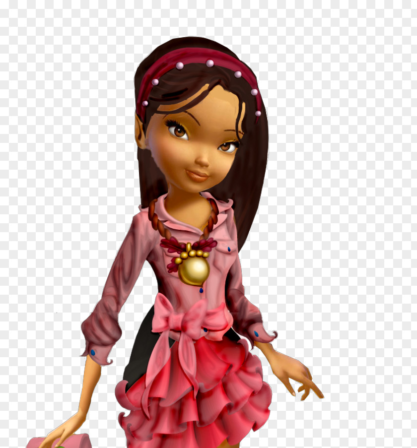 Pixie Hollow Doll Brown Hair Figurine PNG