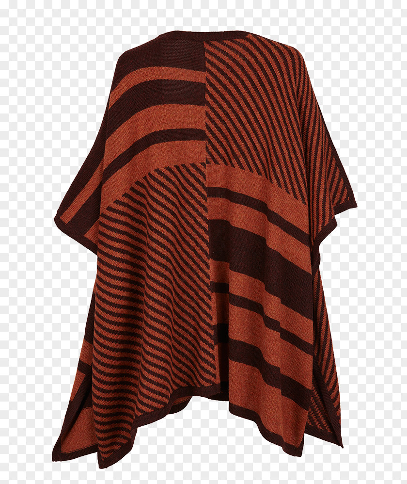 Poncho Outerwear Maroon PNG