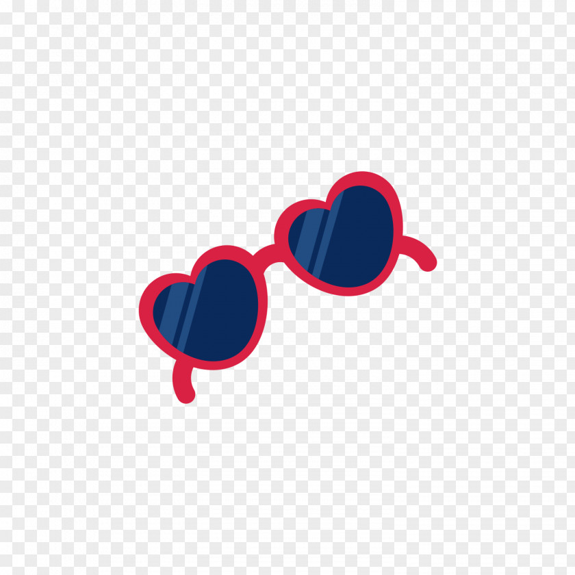 Red And Black Sunglasses PNG
