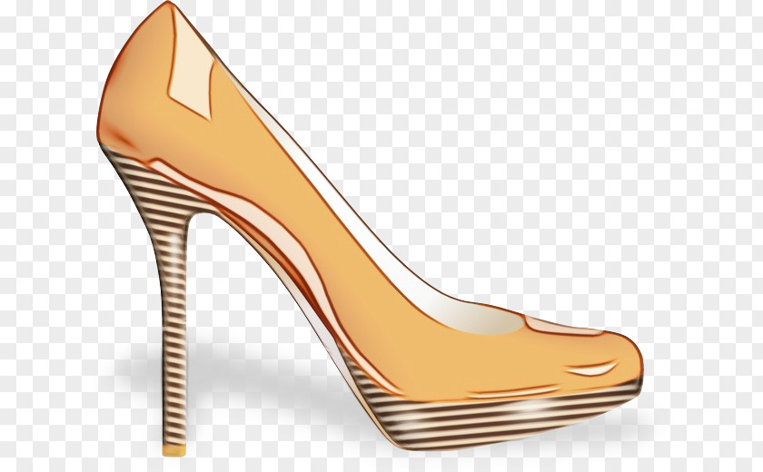 Sandal Bridal Shoe High Heels Footwear Basic Pump Yellow PNG