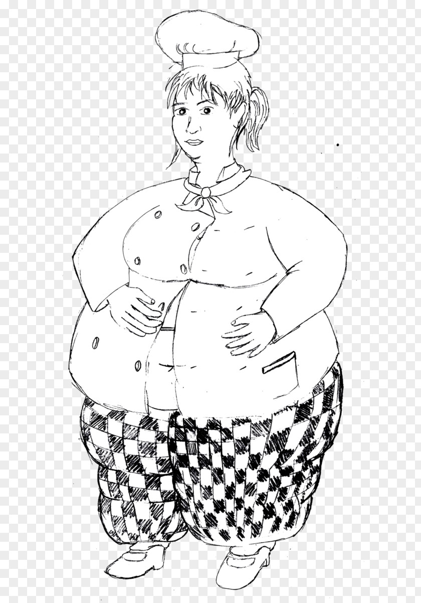 Fat Chef Drawing Clothing Art PNG