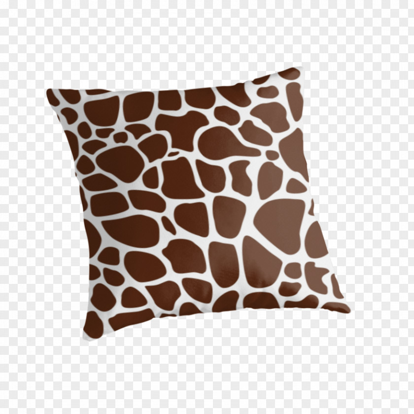 Giraffe Pattern Throw Pillows Cushion PNG